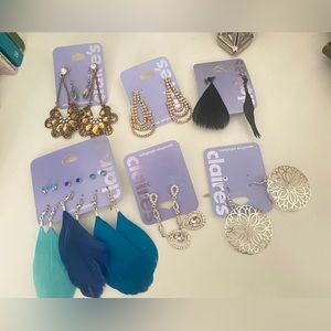 NWT Claire’s Earrings Bundle